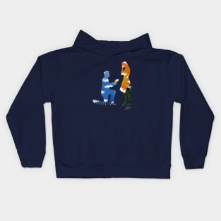 I proposed an she said YES Kids Hoodie